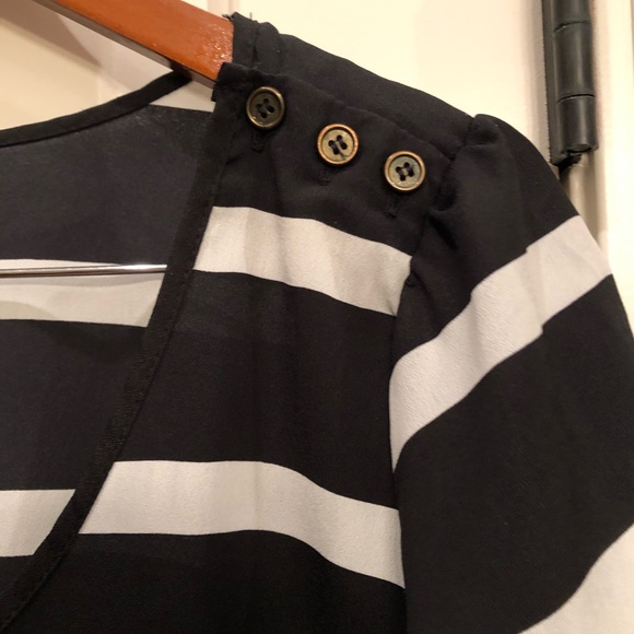 Forever 21+ Striped Blouse - Picture 3 of 5